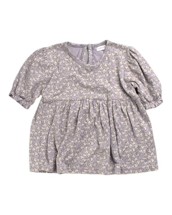 A Grey Long Sleeve Dresses from Jamie Kay in size 4T for girl. (Front View)