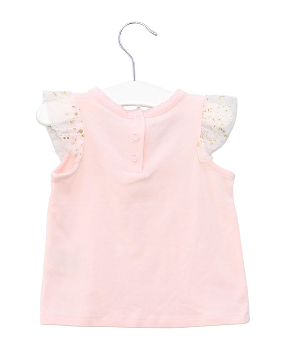 A Pink Sleeveless Tops from Juicy Couture in size 6-12M for girl. (Back View)