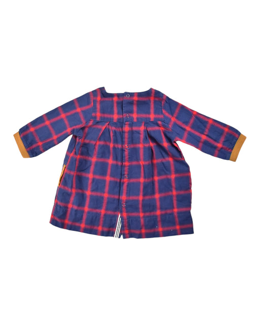 A Multicolour Long Sleeve Dresses from Petit Bateau in size 3-6M for girl. (Front View)