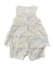 A Ivory Sleeveless Rompers from Nicholas & Bears in size 6-12M for girl. (Back View)