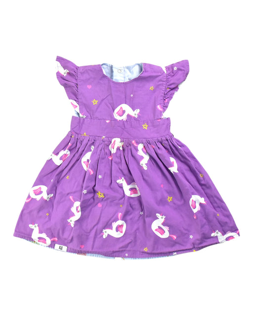 A Purple Sleeveless Dresses from Maison Q in size 18-24M for girl. (Front View)