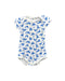 A Peach Short Sleeve Rompers from Petit Bateau in size 0-3M for boy. (Front View)