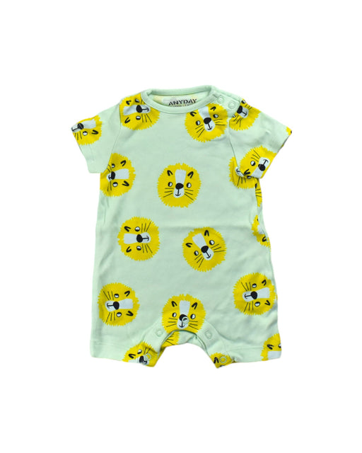 A Multicolour Short Sleeve Rompers from Retykle in size 3-6M for boy. (Front View)