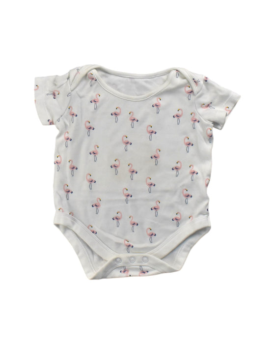 A White Bodysuits from Retykle in size 6-12M for neutral. (Front View)