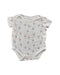 A White Bodysuits from Retykle in size 6-12M for neutral. (Front View)