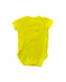 A Yellow Short Sleeve Bodysuits from Seed in size 0-3M for girl. (Back View)