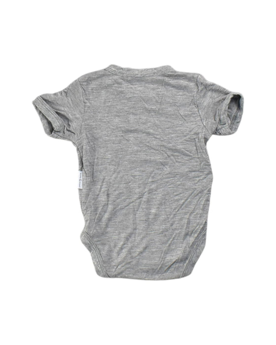 A Grey Short Sleeve Rompers from Raph and Remy in size Newborn for boy. (Back View)