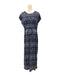 A Blue Short Sleeve Dresses from Mamaway in size S for maternity. (Front View)