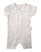 A Pink Short Sleeve Rompers from Purebaby in size 6-12M for girl. (Front View)