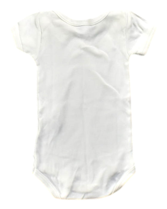 A White Short Sleeve Bodysuits from Petit Bateau in size 0-3M for neutral. (Back View)