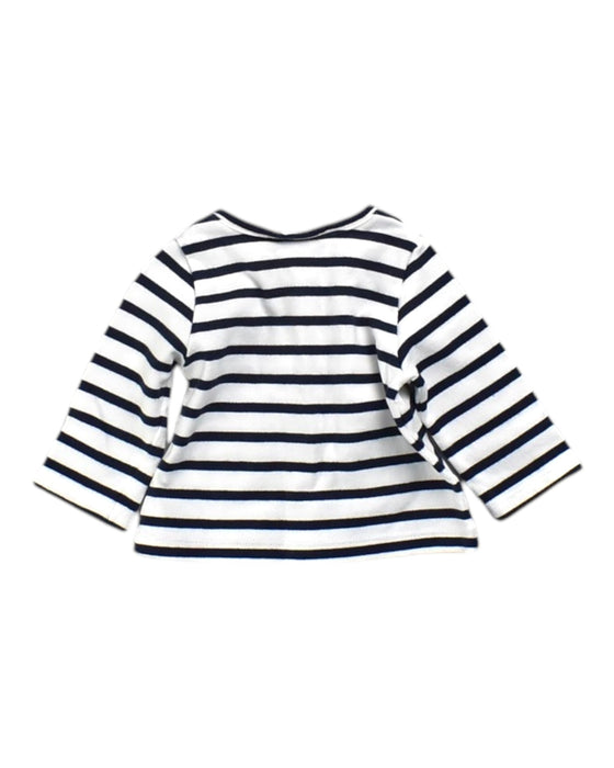 A Black Cardigans from Petit Bateau in size 0-3M for girl. (Back View)