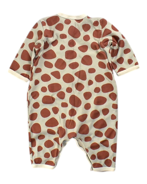 A Beige Long Sleeve Jumpsuits from Petit Bateau in size 0-3M for boy. (Back View)