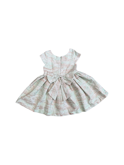 A Green Short Sleeve Dresses from Tachéri in size 4T for girl. (Back View)