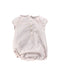 A Pink Short Sleeve Rompers from Chateau de Sable in size 3-6M for girl. (Back View)