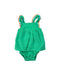 A Green Sleeveless Rompers from Cat & Jack in size 6-12M for neutral. (Front View)