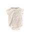 A White Short Sleeve Bodysuits from Burberry in size 3-6M for girl. (Back View)