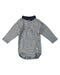 A Navy Long Sleeve Bodysuits from Petit Bateau in size 3-6M for neutral. (Front View)