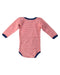 A Pink Long Sleeve Bodysuits from Petit Bateau in size 3-6M for neutral. (Back View)