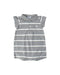 A Grey Short Sleeve Rompers from Laranjinha in size 6-12M for neutral. (Front View)