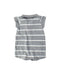 A Grey Short Sleeve Rompers from Laranjinha in size 6-12M for neutral. (Back View)