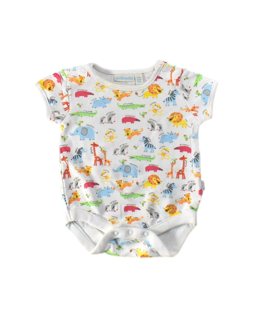 A Multicolour Short Sleeve Bodysuits from Jojo Maman Bébé in size 3-6M for neutral. (Front View)