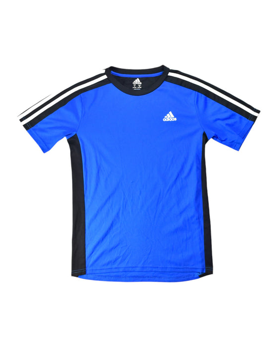 A Blue Active Tops from Adidas in size L for boy. (Front View)