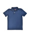 A Blue Short Sleeve Polos from Cat & Jack in size L for boy. (Front View)