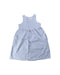 A Blue Sleeveless Dresses from Lands' End in size 12Y for girl. (Front View)