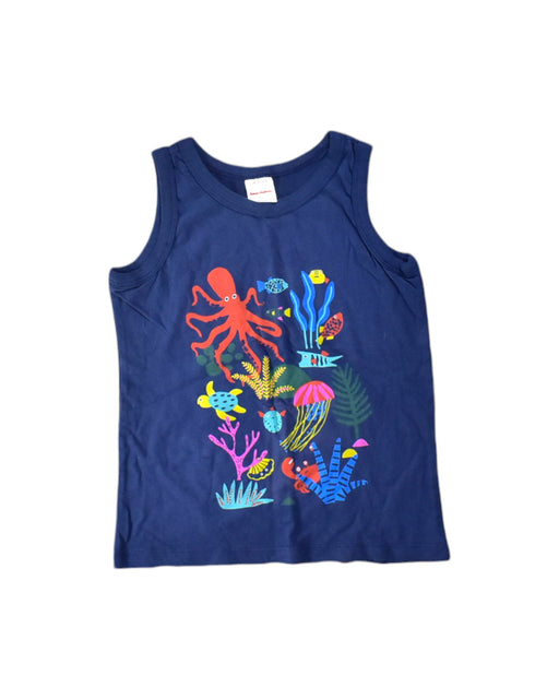 A Multicolour Sleeveless T Shirts from Hanna Andersson in size 8Y for neutral. (Front View)