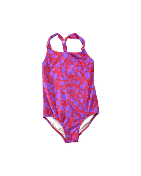 A Pink Swimsuits from Garnet Hill in size 8Y for girl. (Front View)