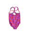 A Pink Swimsuits from Garnet Hill in size 8Y for girl. (Back View)