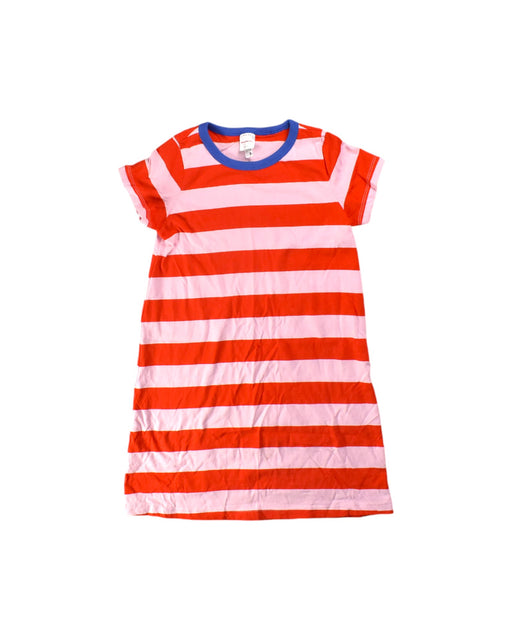 A Red Short Sleeve Dresses from Hanna Andersson in size 8Y for girl. (Front View)