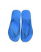 A Blue Flip Flops from Crocs in size 11Y for neutral. (Back View)