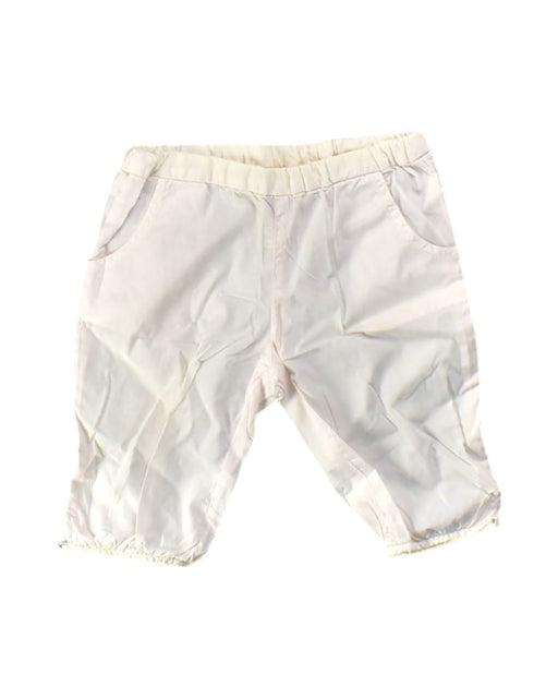 A White Casual Pants from Bonpoint in size 3-6M for neutral. (Front View)