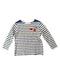 A Blue Long Sleeve Tops from Bonpoint in size 4T for girl. (Front View)