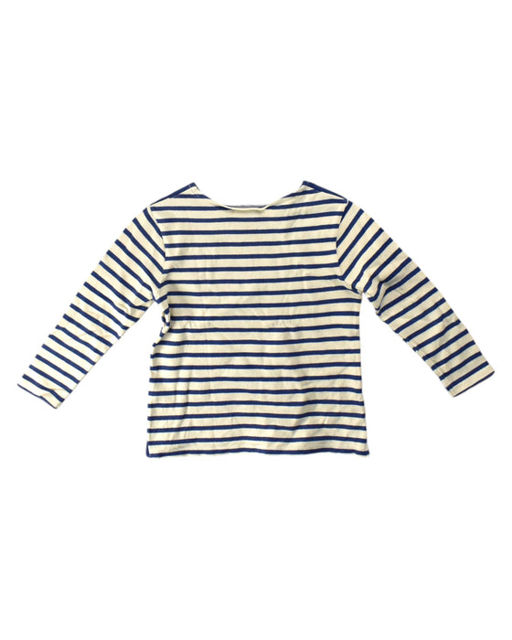 A Blue Long Sleeve Tops from Bonpoint in size 4T for girl. (Back View)