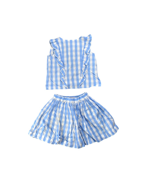 A Blue Skirt Sets from Bonpoint in size 3T for girl. (Front View)