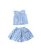 A Blue Skirt Sets from Bonpoint in size 3T for girl. (Back View)