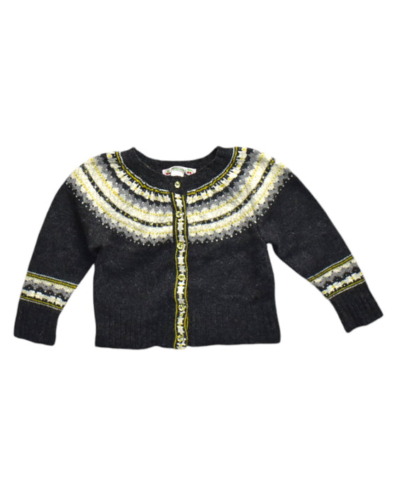 A Black Cardigans from Bonpoint in size 3T for girl. (Front View)