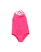 A Pink Swimsuits from Bonpoint in size 4T for girl. (Front View)