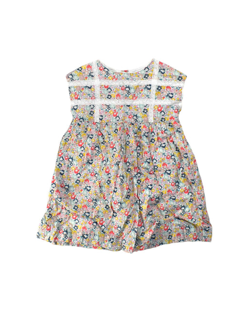 A Multicolour Sleeveless Dresses from Bonpoint in size 4T for girl. (Front View)