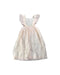 A Ivory Sleeveless Dresses from Bonpoint in size 4T for girl. (Front View)