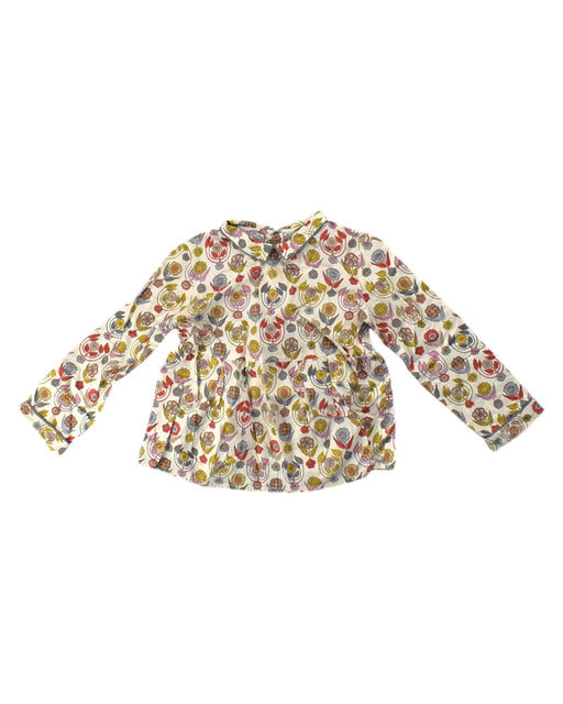 A Multicolour Long Sleeve Shirts from Bonpoint in size 4T for girl. (Front View)