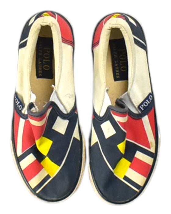 A Multicolour Slip Ons from Polo Ralph Lauren in size 10Y for neutral. (Back View)