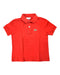 A Red Short Sleeve Polos from Lacoste in size 4T for neutral. (Front View)