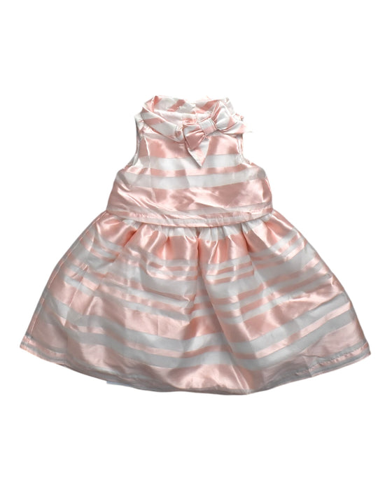 A Pink Sleeveless Dresses from Janie & Jack in size 2T for girl. (Front View)