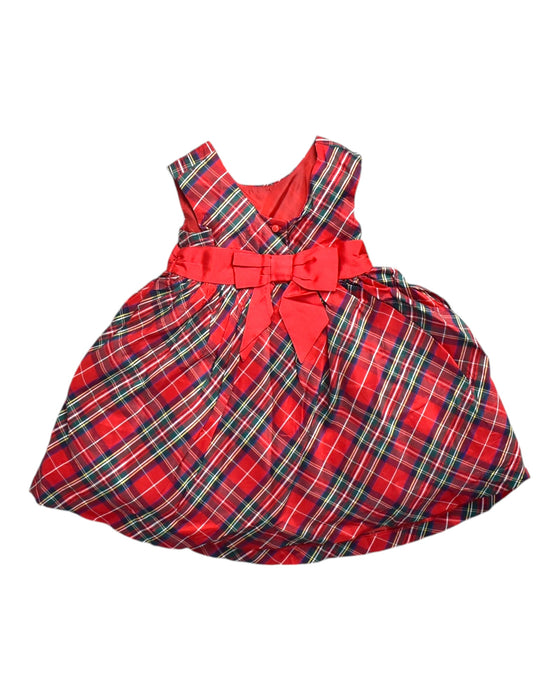 A Red Sleeveless Dresses from Janie & Jack in size 2T for girl. (Back View)