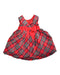 A Red Sleeveless Dresses from Janie & Jack in size 2T for girl. (Back View)