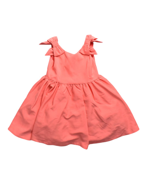 A Peach Sleeveless Dresses from Janie & Jack in size 2T for girl. (Front View)