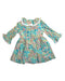 A Multicolour Long Sleeve Dresses from La Coqueta in size 2T for girl. (Back View)